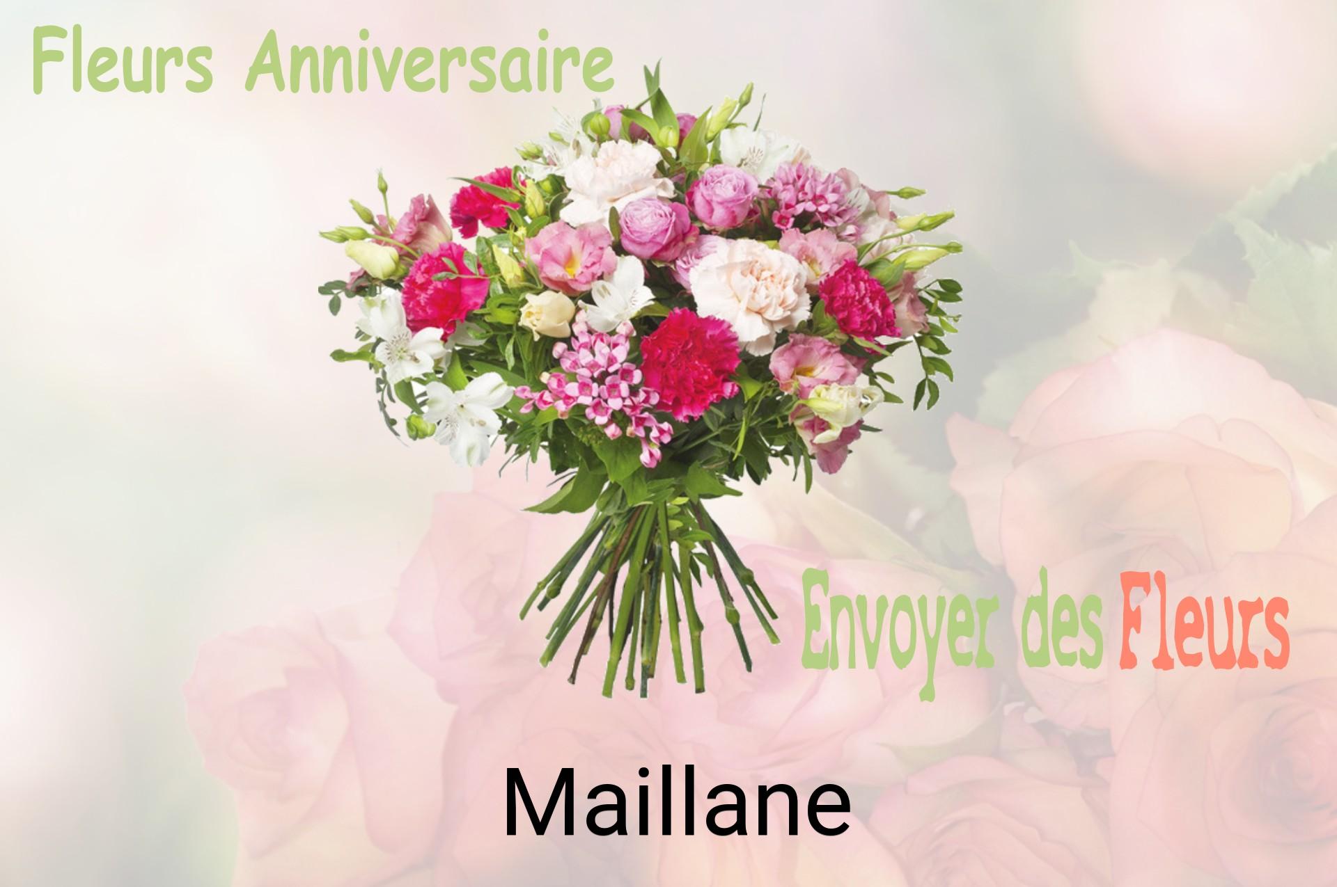Bouquet de fleurs d’anniversaire livré à Maillane